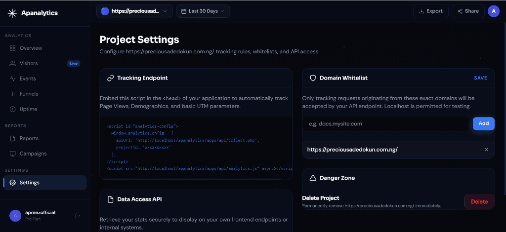 APAnalytics screenshot 5