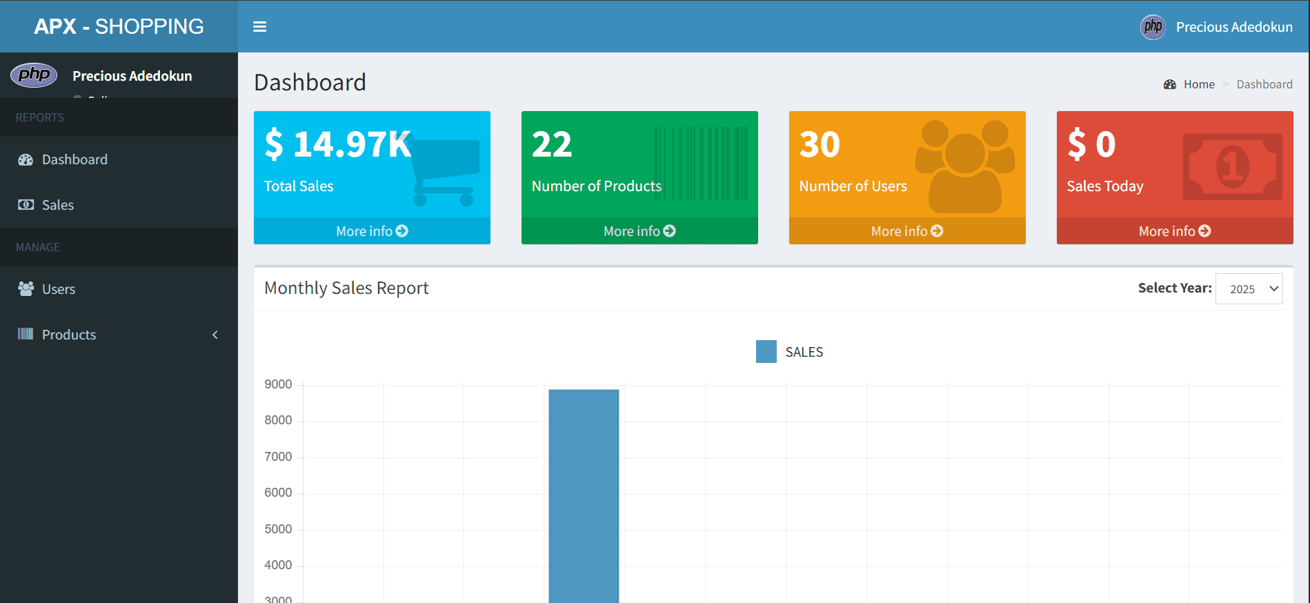 APX Shopping Site screenshot 3